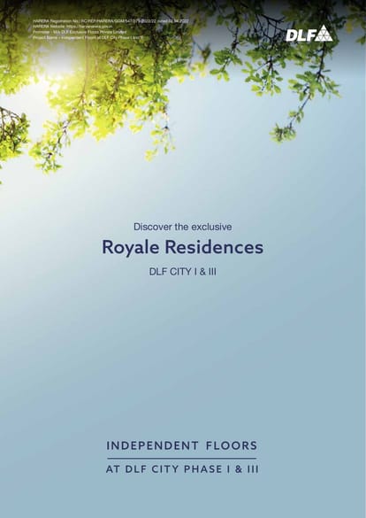 DLF Independent Floor At DLF City Phase 1 & 2 Brochure Image 1
