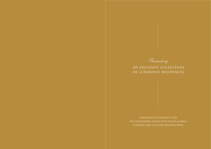 SS Cendana Reserve Collection Brochure Image 2