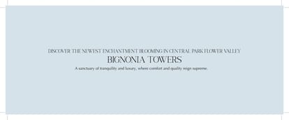 Central Park Flower Valley Bignonia Towers Brochure Image 18