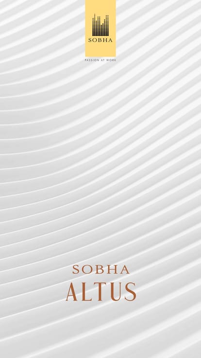 Sobha Altus Brochure Image 1