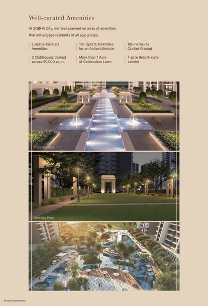 Vista Residences - Sobha City Brochure Image 5