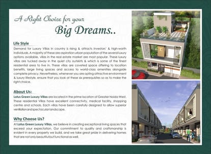 Lotus Green Luxury Villa Brochure Image 2