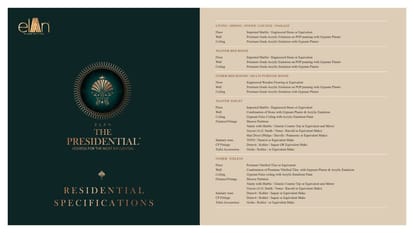 Elan The Presidential Brochure Image 46