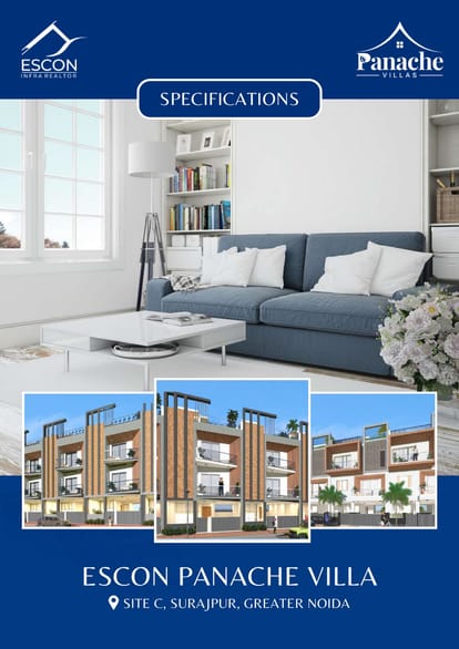 Escon Panache Premium villas Brochure Image 1