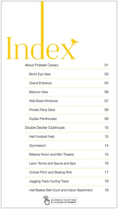 Prateek Canary Brochure Image 3