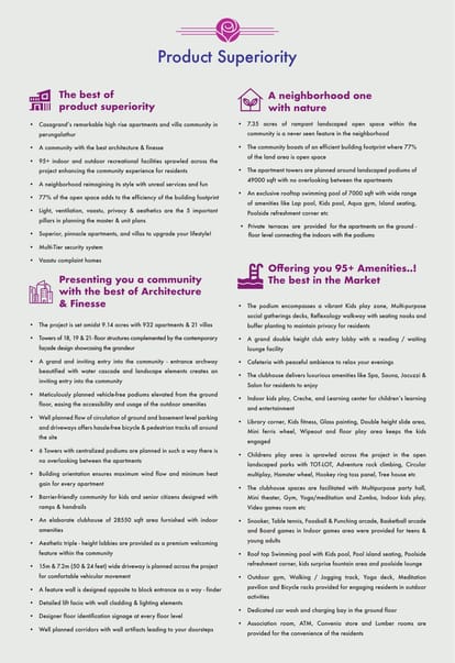 Casagrand Primrose Brochure Image 14