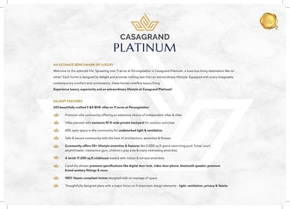 Casagrand Platinum Brochure Image 7