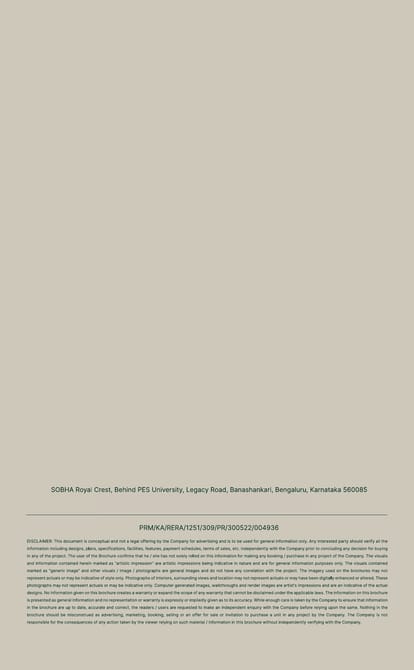 Sobha Royal Crest Brochure Image 35