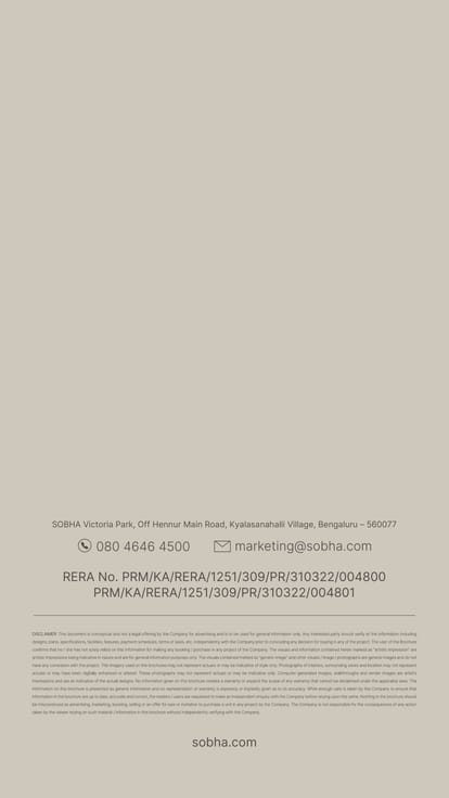Sobha Victoria Park Brochure Image 22
