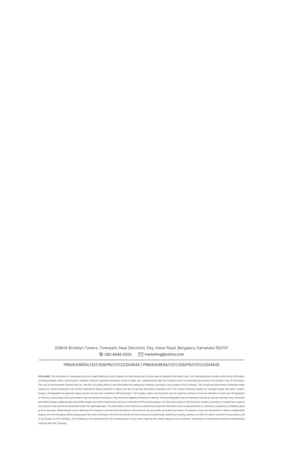 Sobha Brooklyn Towers Brochure Image 19