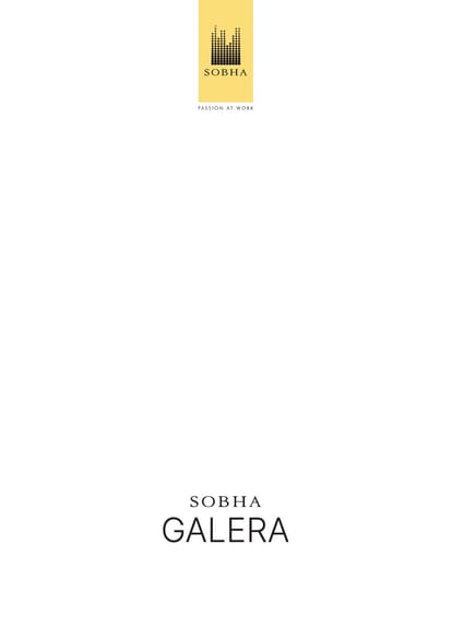 Sobha Galera Brochure Image 1