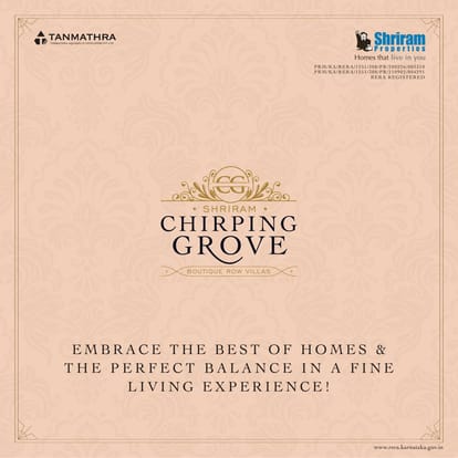 Shriram Chirping Grove Brochure Image 1