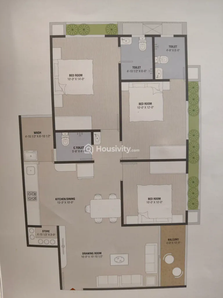 2 BHK Flat for Rent in Bhayli, Vadodara Image 5