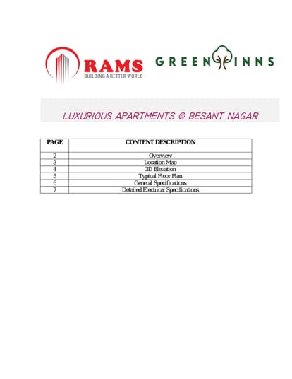 Rams Green Inns Brochure Image 1
