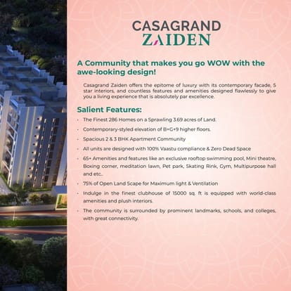 Casagrand Zaiden Brochure Image 5