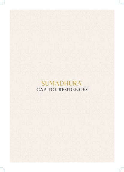 Sumadhura Capitol Residences Brochure Image 2