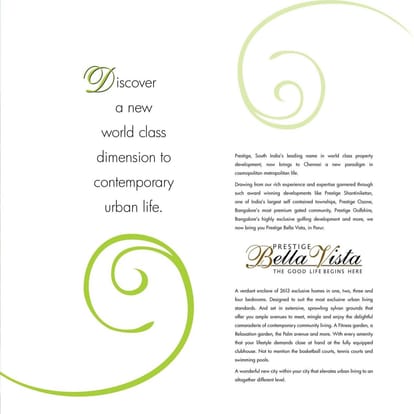 Prestige Bella Vista Brochure Image 3