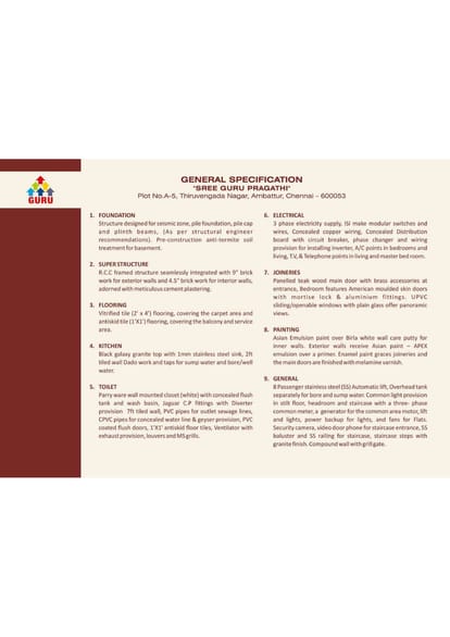 Sree Guru Pragathi Brochure Image 9