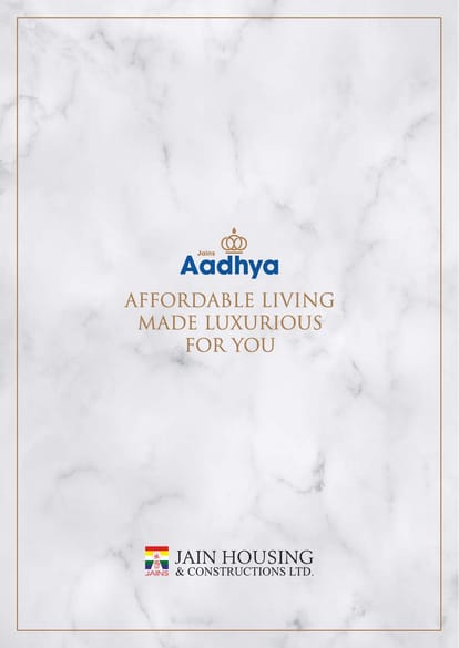 Jains Aadhya Brochure Image 1