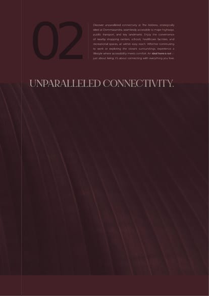 DSR The Address Brochure Image 8