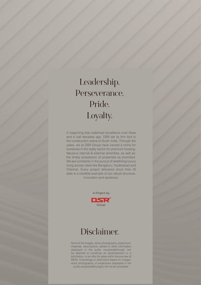 DSR The Address Brochure Image 52