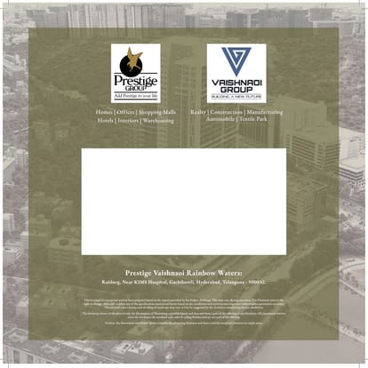 Prestige Vaishnaoi Rainbow Waters Brochure Image 7