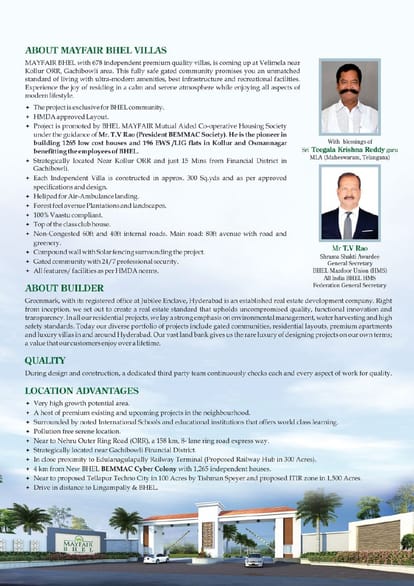 Greenmark Mayfair Bhel Brochure Image 2