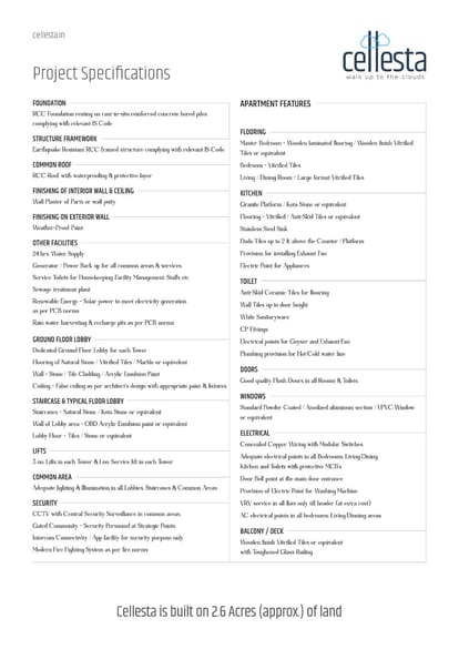 Shriji Cellesta Brochure Image 3