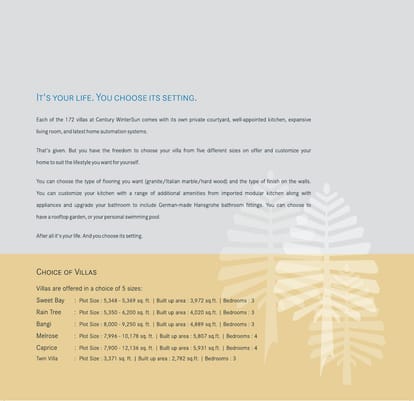 Century Wintersun Brochure Image 6