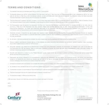Century Wintersun Brochure Image 38