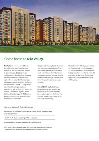 Janapriya Nile Valley Brochure Image 2