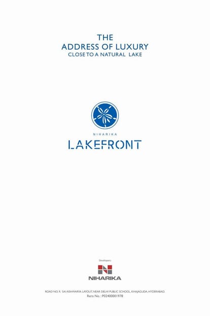 Niharika Lakefront Brochure Image 1