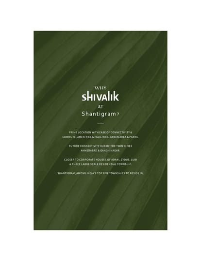 Shivalik Greenfield Brochure Image 4