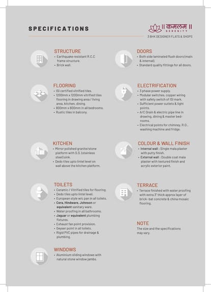 Kamlam Serenity Brochure Image 13