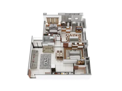 2, 3 BHK Flat for Sale in Raysan, Gandhinagar Image 10