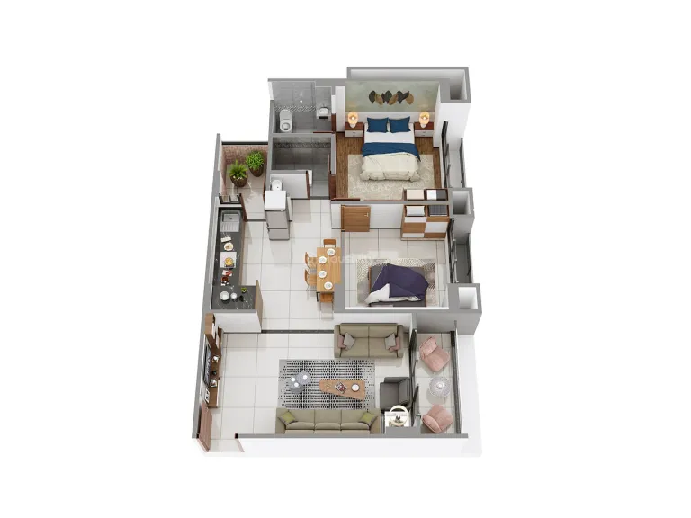 2, 3 BHK Flat for Sale in Raysan, Gandhinagar Image 11