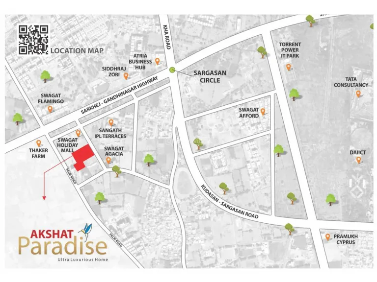 3, 4 BHK Flat for Sale in Sargasan, Gandhinagar Image 7