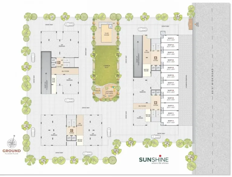 2, 3 BHK Flat for Sale in Sargasan, Gandhinagar Image 5