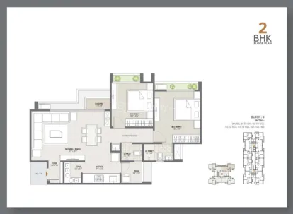 2, 3 BHK Flat for Sale in Sargasan, Gandhinagar Image 9