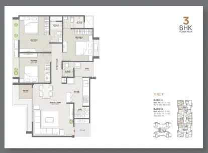 2, 3 BHK Flat for Sale in Sargasan, Gandhinagar Image 7