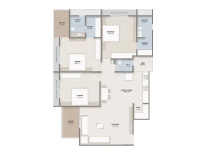 3 BHK Flat for Sale in Sargasan, Gandhinagar Image 10