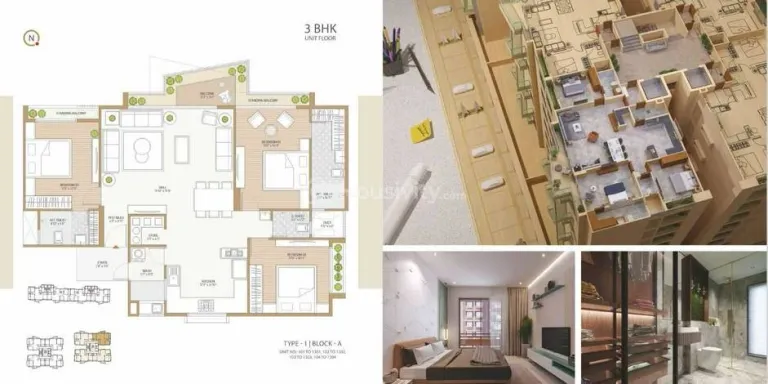 3, 4 BHK Flat for Sale in Sargasan, Gandhinagar Image 2