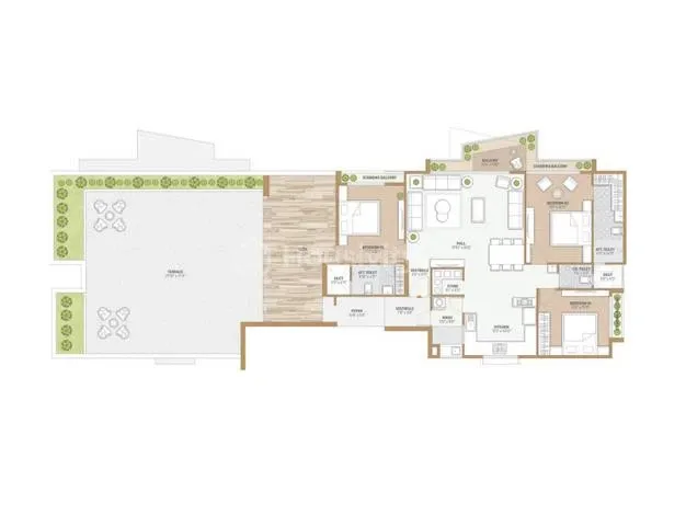 3, 4 BHK Flat for Sale in Sargasan, Gandhinagar Image 4