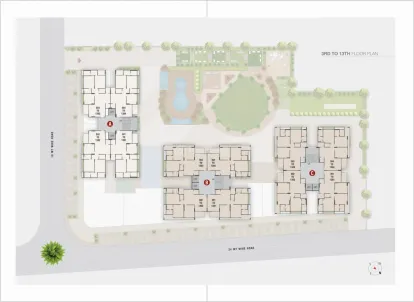 3 BHK Flat for Sale in Sargasan, Gandhinagar Image 10