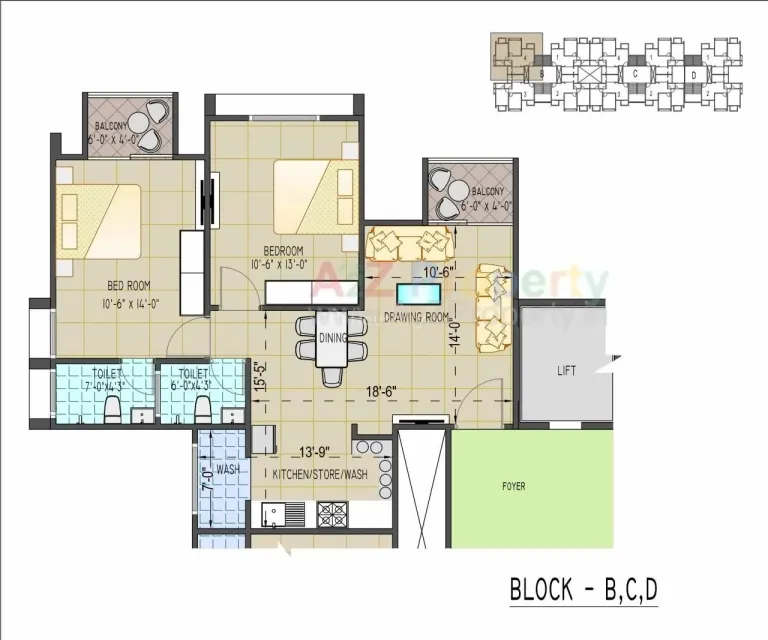 2 BHK Flat for Rent in Sargasan, Gandhinagar Image 2