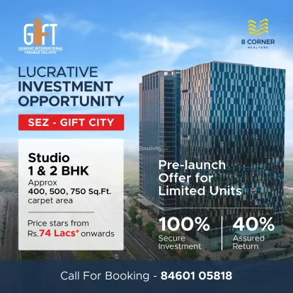  Flat for Sale in SEZ, Gift City Thumbnail