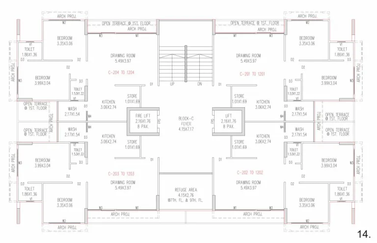 2, 3 BHK Flat for Sale in Randesan, Gandhinagar Image 4