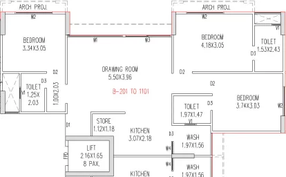 2, 3 BHK Flat for Sale in Randesan, Gandhinagar Image 8