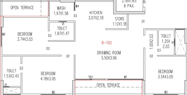 2, 3 BHK Flat for Sale in Randesan, Gandhinagar Image 9
