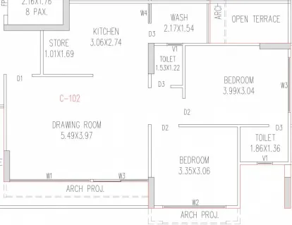 2, 3 BHK Flat for Sale in Randesan, Gandhinagar Image 10